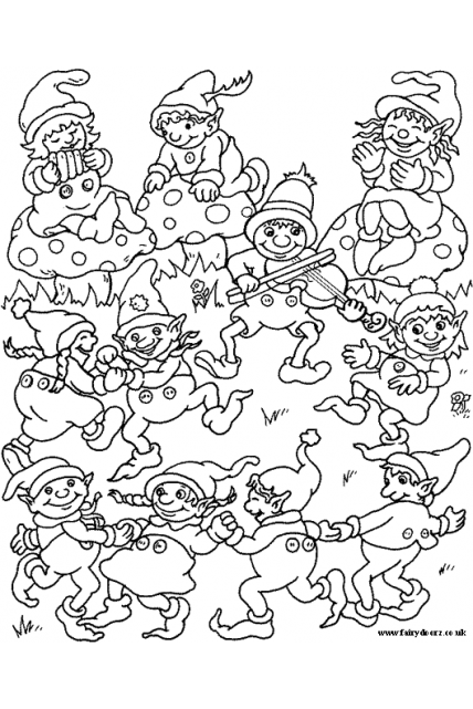 Elf Colour In Sheet 1 Elf Colour In Sheet 1